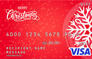 Visa Merry Christmas Gift Card $150- virtual_BHN-visa_Merrychristmas_150