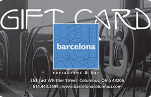 Barcelona Restaurant Gift Card- GC_BarcelonaRestaurant_100
