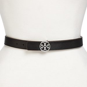 Tory Burch Reversible Leather Logo Belt- 3590590