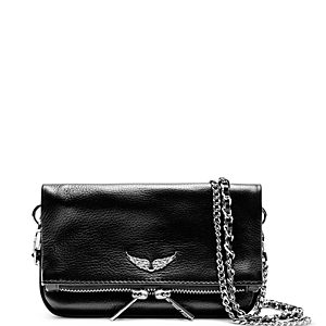 Zadig & Voltaire Rock Nano Leather Crossbody Clutch- 3048040