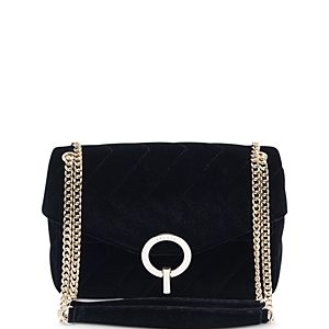 Sandro Yza Quilted Velvet Bag- 3450165