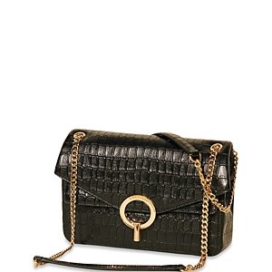 Sandro Croc-Embossed Leather Handbag- 3959356