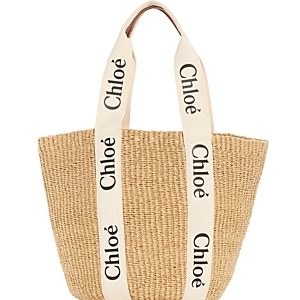 Chloe x Mifuko Woody Large Woven Basket Tote- 4180585