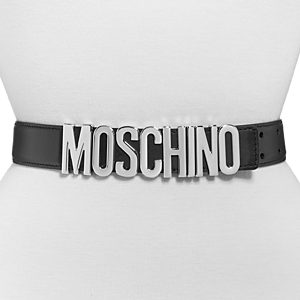 Moschino Women's Logo Buckle Leather Belt- 4156841