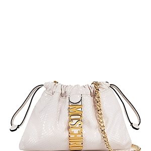 Moschino Drawstring Logo Shoulder Bag- 4156835