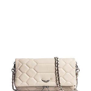 Zadig & Voltaire Rock Flash Quilted Leather Clutch- 4245844