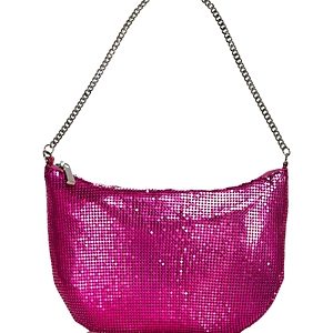 Aqua Small Mesh Baguette Shoulder Bag - 100% Exclusive- 4296298