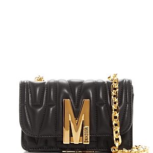 Moschino Mini Quilted Leather Crossbody- 4362913