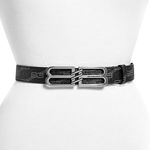 Balenciaga Women's Bb Logo Buckle Signature Belt- 4391982