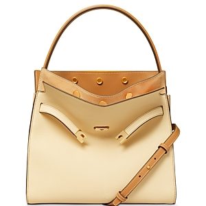 Tory Burch Lee Radziwill Pebbled Double Bag- 4385443