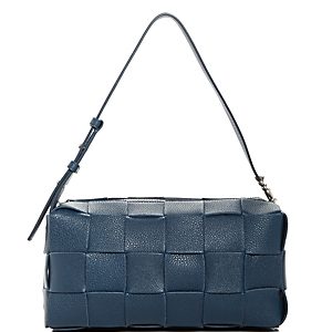 Bottega Veneta Brick Cassette Woven Leather Shoulder Bag- 4380008