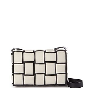 Bottega Veneta Padded Cassette Canvas & Leather Crossbody Bag- 4380007