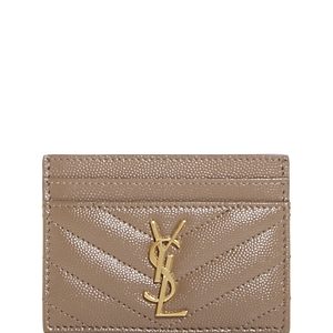 Saint Laurent Cassandre Matelasse Card Case- 4180496