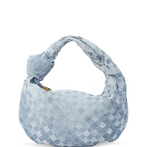 Bottega Veneta Teen Jodie Denim Look Leather Shoulder Bag- 4450161
