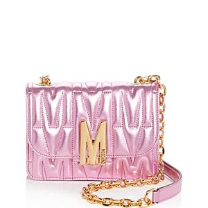 Moschino Quilted Leather Shoulder Bag- 4492637