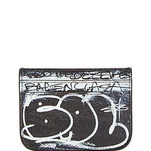 Balenciaga Le Cagole Graffiti Leather Card Holder- 4452384