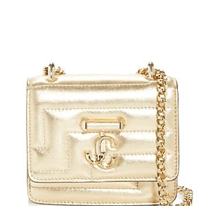 Jimmy Choo Micro Varenne Quilted Leather Crossbody- 4504181