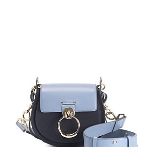 Chloe Tess Small Color Block Leather Crossbody- 4542570