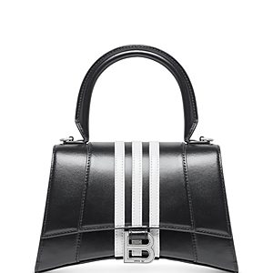 Balenciaga X Adidas Hourglass Leather Top Handle Bag- 4577344