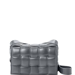 Bottega Veneta Small Padded Cassette Intreccio Leather Shoulder Bag- 4450169
