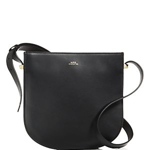 A.p.c. Geneve Small Leather Hobo Bag- 4557838