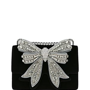 Kurt Geiger London Shoreditch Small Rhinestone Bow Crossbody- 4559393