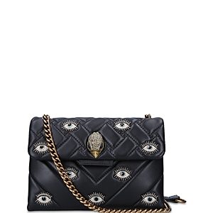Kurt Geiger London Kensington Eye Medium Embossed Leather Crossbody- 4619355