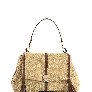 Chloe Penelope Medium Flap Viscose Shoulder Bag- 4633713