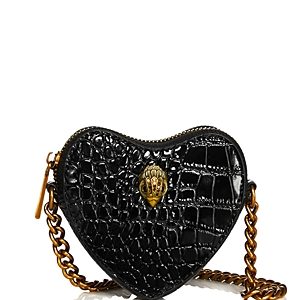 Kurt Geiger London Micro Heart Croc Embossed Crossbody- 4619339