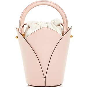 Oscar de la Renta Tulipan Nano Leather Bucket Bag- 4619342