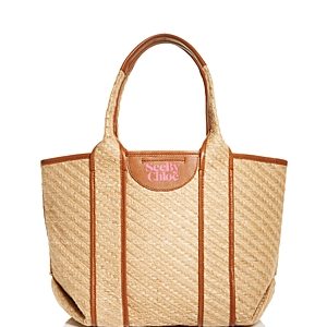 See by Chloe Laetizia Jute & Leather Tote- 4665132