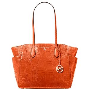 Michael Michael Kors Marilyn Medium Embossed Leather Tote- 4625458