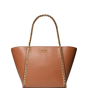 Michael Michael Kors Westley Large Leather Chain Tote- 4625468