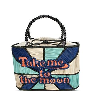 Mercedes Salazar Take Me to the Moon Medium Handmade Top Handle Bag- 4681635