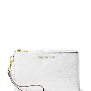 Michael Michael Kors Adele Double Zip Leather iPhone 7 Plus Wristlet- 2623433
