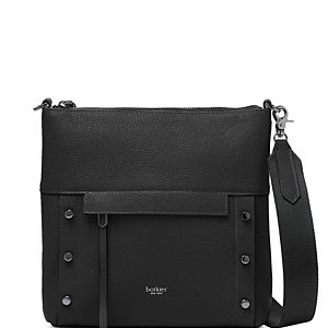 Botkier North South Small Leather Zip Top Crossbody- 4717609