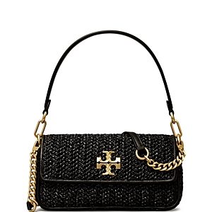 Tory Burch Kira Small Chevron Lacquered Raffia Shoulder Bag- 4722702