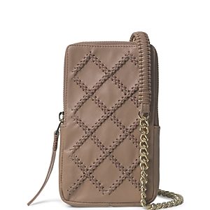 Callista Leather Cross Stitch Phone Crossbody- 4717748