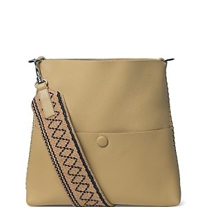 Callista Slim Leather Messenger Bag- 4717747