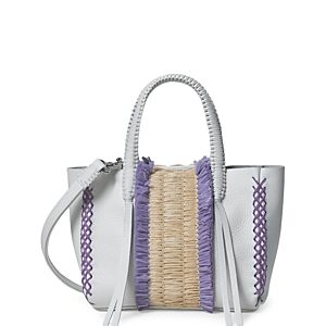Callista Micro Woven Detail Leather Tote- 4717757