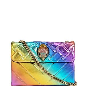 Kurt Geiger London Kensington Medium Rainbow Leather Crossbody- 4718066