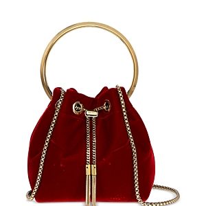 Jimmy Choo Bon Bon Velvet Bucket Bag- 3531775