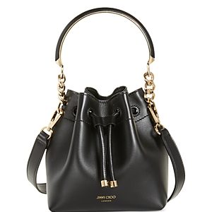 Jimmy Choo Bon Bon Mini Leather Bucket Bag- 4720972