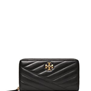 Tory Burch Kira Chevron Leather Zip Continental Wallet- 4343163