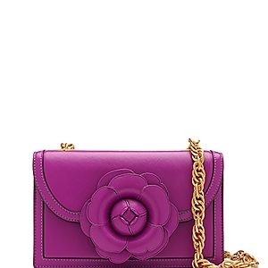 Oscar de la Renta Tro Nappa Shoulder Bag- 4619325