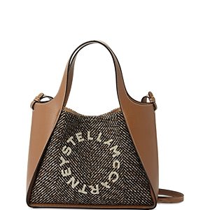 Stella McCartney Herringbone Logo Tote- 4707421