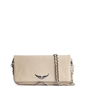 Zadig & Voltaire Rock Soft Savage Small Leather Handbag- 4560878