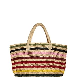 Aqua Dawning Large Raffia Tote - 100% Exclusive- 4536245