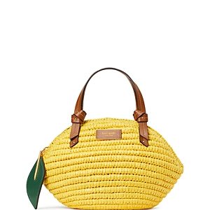 kate spade new york Lemon Drop Straw Medium Crossbody- 4720751
