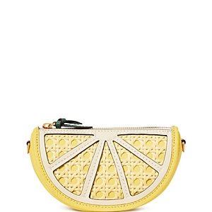 kate spade new york Lemon Drop Embellished Leather Mini Purse with Chain- 4720756